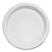 Solo Bare Eco-Forward Clay-Coated Paper Plate, ProPlanet Seal, 6" dia, White/Brown/Green, 1,000/Carton (SCCMP6B)
