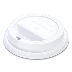 Solo Traveler Cappuccino Style Dome Lid, Fits 10 oz Cups, White, 100/Pack, 10 Packs/Carton (SCCTL31R2)