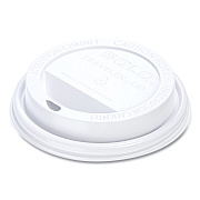 Solo Traveler Cappuccino Style Dome Lid, Polystyrene, Fits 10 oz to 24 oz Hot Cups, White, 100/Pack, 10 Packs/Carton (SCCTLP316)