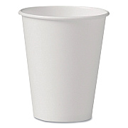 Solo Uncoated Paper Cups, Hot Drink, 8 oz, White, 1,000/Carton (SCCU508NU)