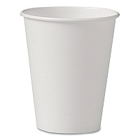 Solo Uncoated Paper Cups, Hot Drink, 8 oz, White, 1,000/Carton (SCCU508NU)