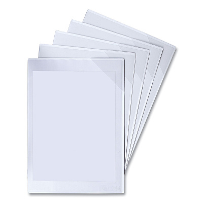 Tarifold Easy Load Magnetic Pocket with Corner Closure, 14 x 11, Clear Frame, 5/Pack (TFIP194694)