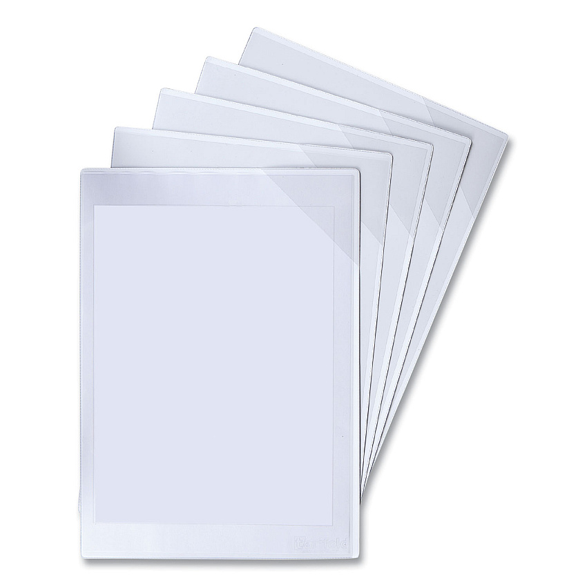 Tarifold Easy Load Magnetic Pocket with Corner Closure, 14 x 11, Clear Frame, 5/Pack (TFIP194694)