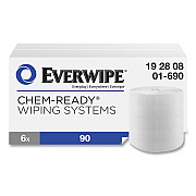 Everwipe Chem-Ready Dry Wipes, 10 x 12, 90/Box, 6 Boxes/Carton (TRK192808)