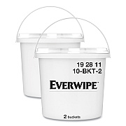 Everwipe High Volume Wet Wipe Centerpull Resealable Bucket , 12 x 12 x 12, White, 2/Carton (TRK192811)