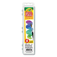 Crayola Watercolor Mixing Set, 7 Assorted Colors, Palette Tray (CYO530081)