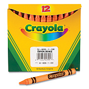 Crayola Bulk Crayons, Orange, 12/Box (CYO520836036)