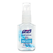PURELL Advanced Hand Sanitizer Gel, 2 oz Travel-Sized Pump Bottle, Clean Scent, 24/Carton (GOJ305024CMR)