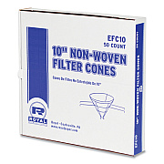 AmerCareRoyal Filter Cones, For Fry Oil, 10" Non-Woven, 500/Carton (RPPEFC10)