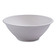 Eco-Products Vanguard Renewable and Compostable Sugarcane Bowls, 32 oz, White, 400/Carton (ECOEPBL32NFA)