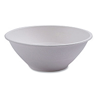 Eco-Products Vanguard Renewable and Compostable Sugarcane Bowls, 32 oz, White, 400/Carton (ECOEPBL32NFA)