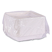 Eco-Products Vanguard Worldview Renewable and Compostable Sugarcane Take-Out Containers, 47 oz, 9 x 9 x 1.5, White, Sugarcane, 200/Carton (ECOEPSCS9TNFA)