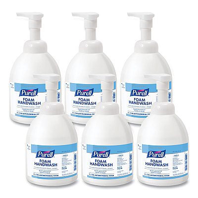 PURELL Healthcare HEALTHY SOAP 2% CHG Antimicrobial Foam, Fragrance-Free, 535 mL, 4/Carton (574206CT)
