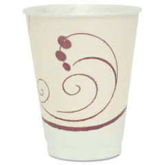 Dart Trophy Plus Dual Temperature Insulated Cups in Symphony Design, 12 oz, Beige, 1,000/Carton (X12J8002CT)