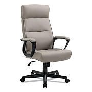 Alera Oxnam Series High-Back Task Chair, Supports Up to 275 lbs, 17.56" to 21.38" Seat Height, Tan Seat/Back, Black Base (ALEON41B59)