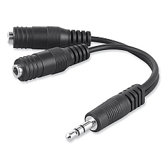 Belkin Speaker and Headphone Splitter, White (BLKF8V234)