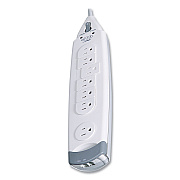 Belkin SurgeMaster Home Series Surge Protector, 7 AC Outlets, 12 ft Cord, 1,045 J, White (F9H71012)