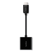 Belkin HDMI to VGA Adapter with Micro-USB Power, 9.8", Black (AV10170BT)