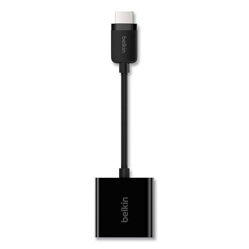 Belkin HDMI to VGA Adapter with Micro-USB Power, 9.8", Black (AV10170BT)