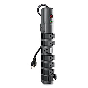 Belkin Pivot Plug Surge Protector, 8 AC Outlets, 6 ft Cord, 1,800 J, Gray (BP10820006)