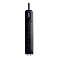 Belkin Ultimate Surge Protector, 7 AC Outlets, 4 ft Cord, 2,000 J, Black (BLKBV10703004BK)
