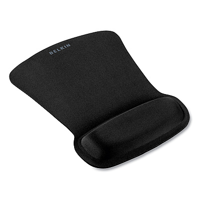Belkin WaveRest Gel Mouse Pad with Wrist Rest, 9.3 x 11.9, Black (F8E262BLK)