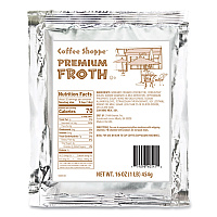 Coffee Shoppe Premium Froth Topping, 1 lb Bag, 12/Carton (CPH40541)