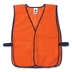 ergodyne GloWear 8010HL Non-Certified Economy Vest, One Size Fits Most, Orange (EGO20010)