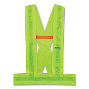 ergodyne GloWear 8140BA Class 1 Breakaway Sash, Polyester, Medium/Large, Lime (EGO27014)