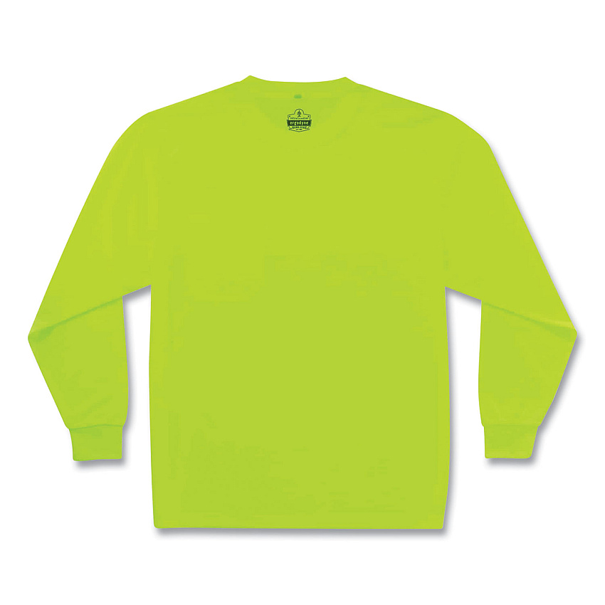 ergodyne GloWear 8091 Non-Certified Hi-Vis Long Sleeve Shirt, 5X-Large, Lime (EGO21589)