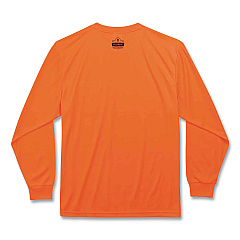 ergodyne GloWear 8091 Non-Certified Hi-Vis Long Sleeve Shirt, X-Large, Orange (EGO21595)