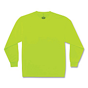 ergodyne GloWear 8091 Non-Certified Hi-Vis Long Sleeve Shirt, 4X-Large, Lime (EGO21588)