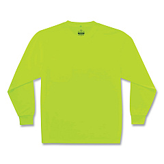 ergodyne GloWear 8091 Non-Certified Hi-Vis Long Sleeve Shirt, 3X-Large, Lime (EGO21587)