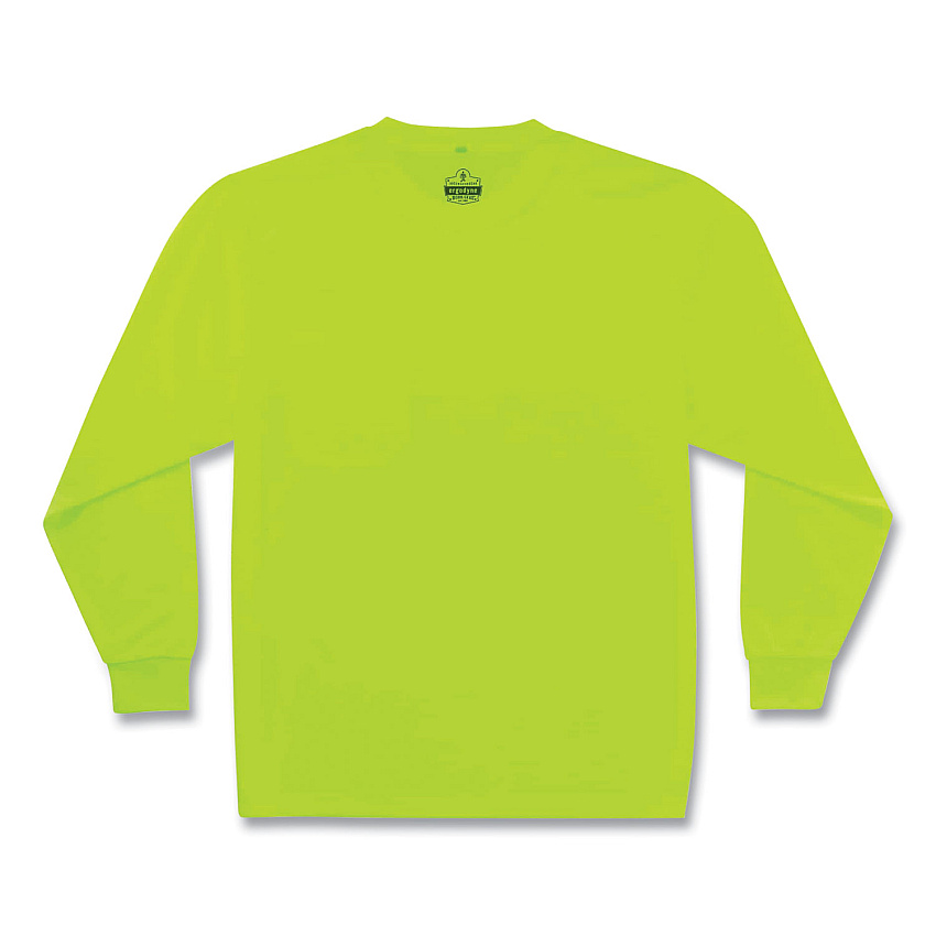 ergodyne GloWear 8091 Non-Certified Hi-Vis Long Sleeve Shirt, 3X-Large, Lime (EGO21587)