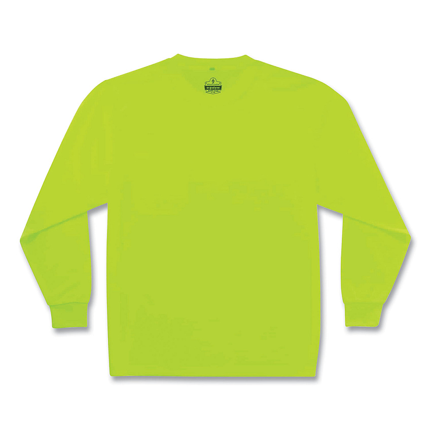 ergodyne GloWear 8091 Non-Certified Hi-Vis Long Sleeve Shirt, Medium, Lime (EGO21583)