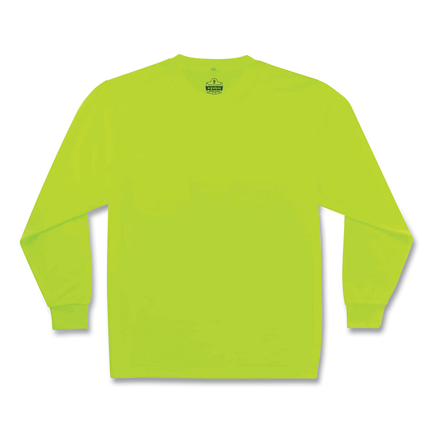 ergodyne GloWear 8091 Non-Certified Hi-Vis Long Sleeve Shirt, X-Large, Lime (EGO21585)