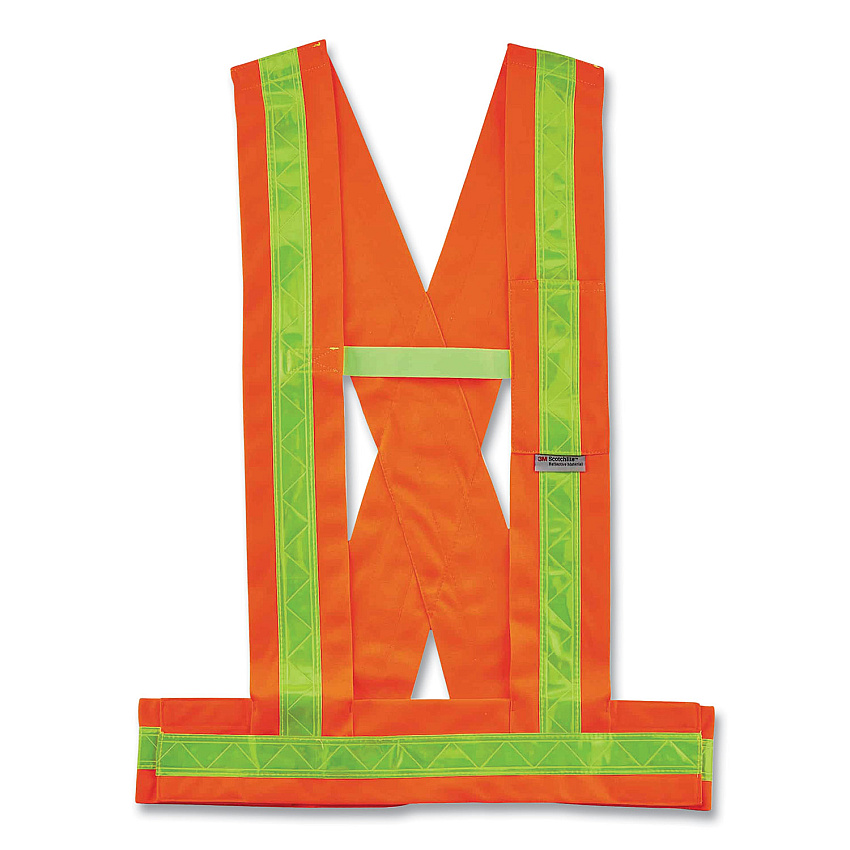 ergodyne GloWear 8140BA Class 1 Breakaway Sash, Polyester, Medium/Large, Orange (EGO27017)