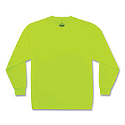 ergodyne GloWear 8091 Non-Certified Hi-Vis Long Sleeve Shirt, Large, Lime (EGO21584)