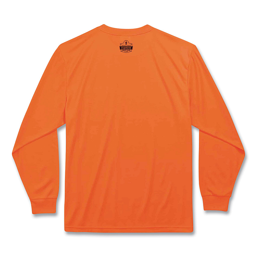 ergodyne GloWear 8091 Non-Certified Hi-Vis Long Sleeve Shirt, 3X-Large, Orange (EGO21597)