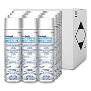 Boardwalk Foaming Disinfectant Germicidal Cleaner, Flowery Scent, 19 oz Aerosol Can, 12/Carton (BWK343ACT)