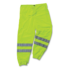 ergodyne GloWear 8910 Class E Hi-Vis Pants, 2X-Large/3X-Large, Lime (EGO22957)