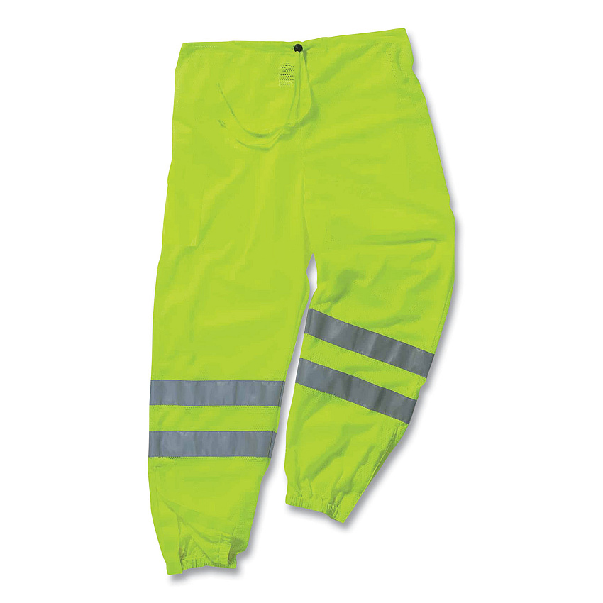 ergodyne GloWear 8910 Class E Hi-Vis Pants, 2X-Large/3X-Large, Lime (EGO22957)