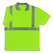 ergodyne GloWear 8295 Class 2 Hi-Vis Polo Shirt, Medium, Lime (EGO21643)