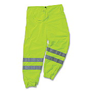 ergodyne GloWear 8910 Class E Hi-Vis Pants, Small/Medium, Lime (EGO22953)