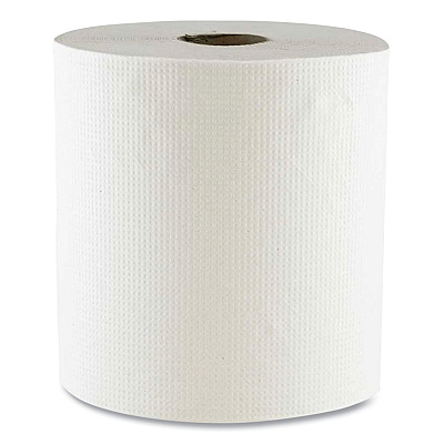 Boardwalk Hard Wound Towel, 1 Ply, 8" x 700 ft, White, 6/Carton (BWK700W)