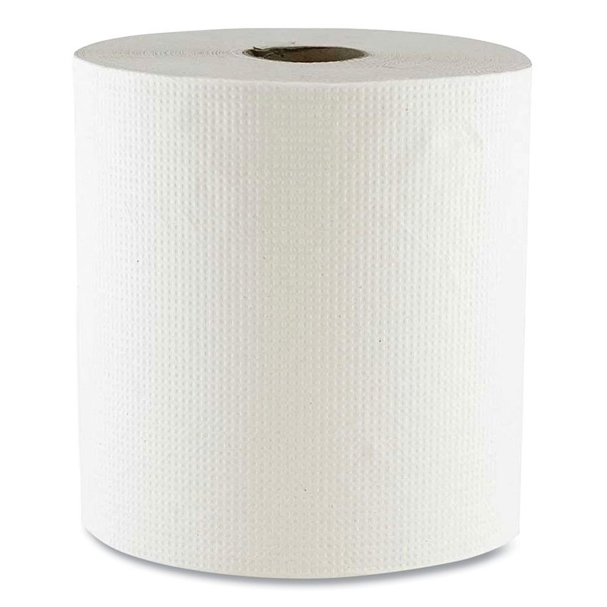Boardwalk Hard Wound Towel, 1 Ply, 8" x 700 ft, White, 6/Carton (BWK700W)