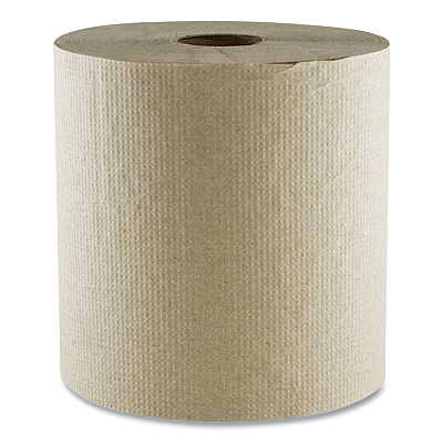 Boardwalk Hard Wound Towel, 1 Ply, 8" x 700 ft, Kraft, 6/Carton (BWK700K)