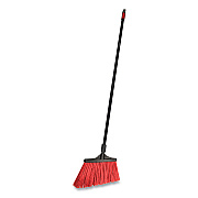 O-Cedar Commercial MaxiStrong Angle Broom, 56" Handle, Black, 6/Carton (DVOCB064205)