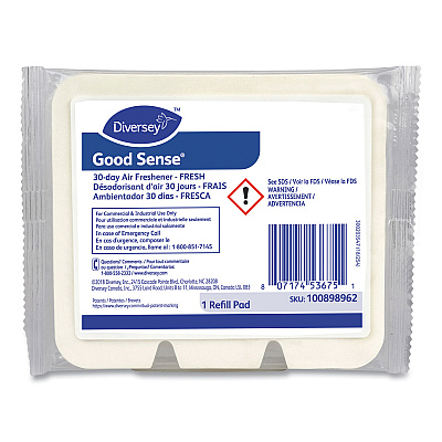Diversey Good Sense 30-Day Air Freshener, Fresh, 12/Carton (DVO100898962)