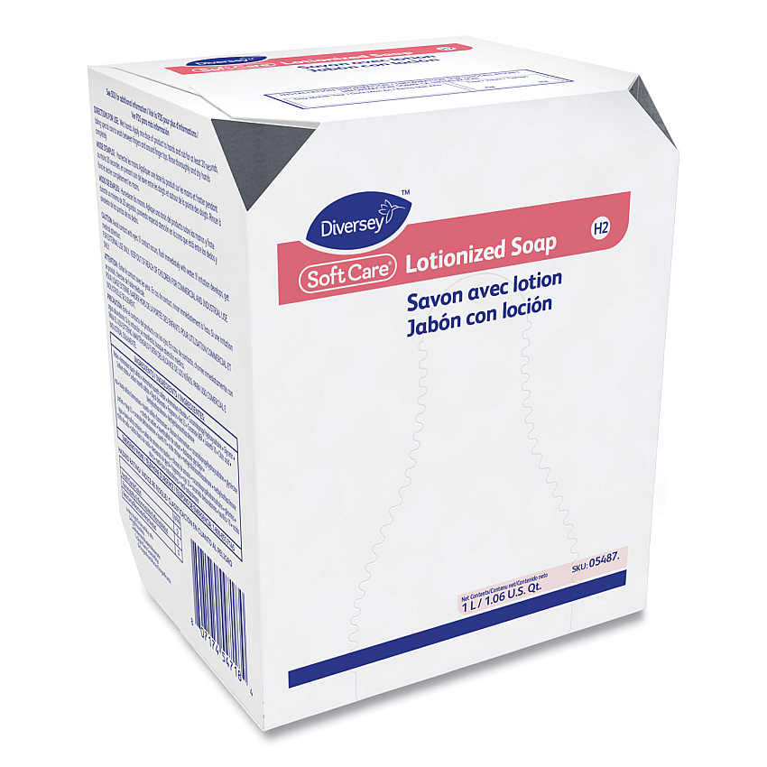 Diversey Soft Care Lotionized Hand Soap, Floral Scent, 1,000 mL, 12/Carton (DVO05487)